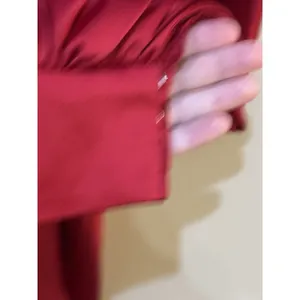 IEENA Mac Duggal SATIN ONE SLEEVED COCKTAIL DRESS Raspberry Size 6 thumbnail 6