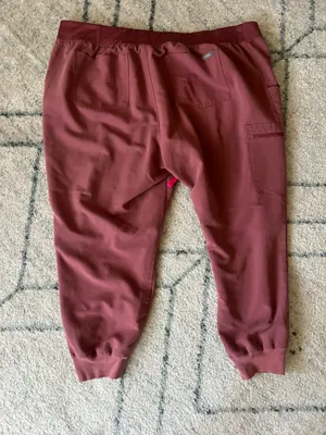 FIGS Women’s Scrub Pants Zamora Joggers Mauve Size 4XL/P thumbnail 3