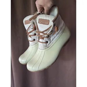 Sperry Women's Cream and Tan Boots thumbnail 10