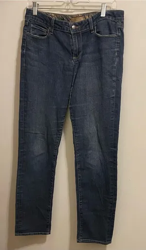 Paige Womens Size 28 31x29 31” Peg Skinny Jeans Blue Denim Cigarette Slim Leg Ma thumbnail 1