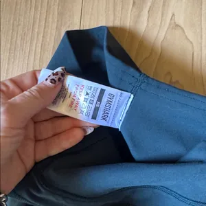Gymshark Teal High-Rise Workout Leggings thumbnail 2