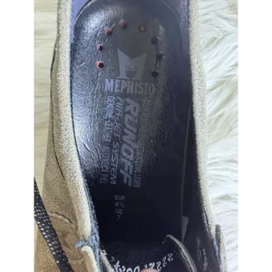 Mephisto Women's Size 7 Air Jet Runoff System Antique‎ Gold Leather Shoes modern thumbnail 9