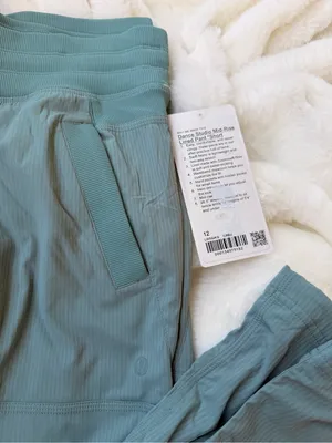 lululemon athletica Olive Green Drawcord Wide-Leg Track Pants thumbnail 6