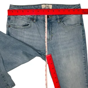 Free People We The‎ Free Bootcut Mid Rise Jeans Size 26 Cropped Ankle Denim thumbnail 6