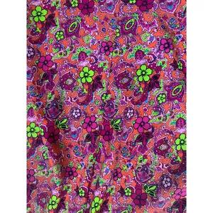 Vintage floral retro funky midi dress Small thumbnail 4