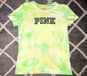 PINK - Victoria's Secret Green T-shirt thumbnail 1