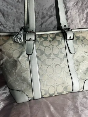Vintage Y2K Coach Signature Mint Hampton Buckle Tote Bag 6042 thumbnail 2