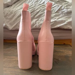 Steve Madden Pink Leather Triple platform Boots thumbnail 8