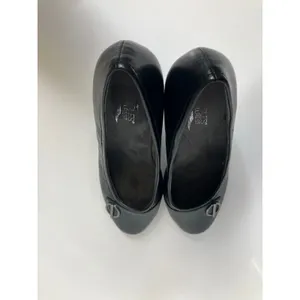 Aerosoles Heelrest Pumps Womens 9 Black Excellent Leather Block Heel‎ Buckle thumbnail 5