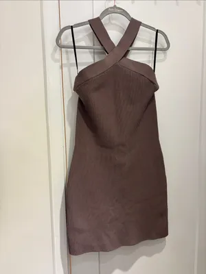 Aritzia Babaton Sculpt Knit Criss Cross Dress thumbnail 2