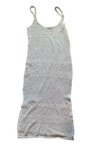 Abercrombie & Fitch light tan knit dress / coverup size XL thumbnail 1