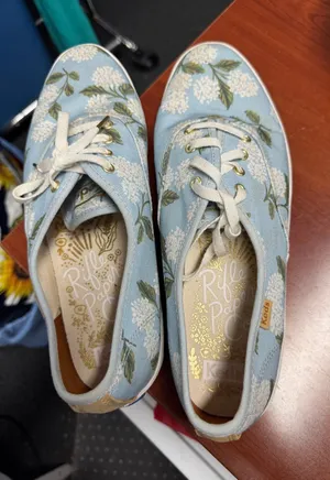 Keds x rifle paper co sneakers size 8.5 // 091009 thumbnail 1