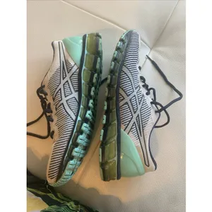 Asics Gel-Quantum 360 White Teal Blue Running Shoes T6G6N - Women's Size 9 thumbnail 3
