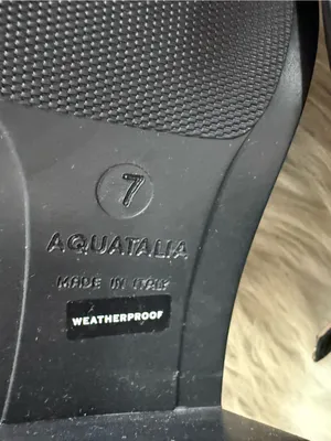 Aquatalia Casha Weatherproof Leather Mary Jane Pumps Tan Size 7 thumbnail 2