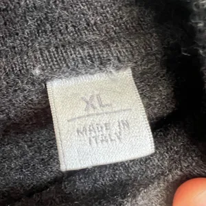 Nordstrom Gray Wool Sweater Collared‎ Made in Italy Minimalist Classic Luxury Small thumbnail 4