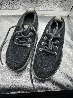 Allbirds Wool Runners Charcoal Grey Heather‎ Merino Wool Sneakers Womens 9 thumbnail 1