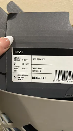 New Balance 550 Sneakers White Black 8 thumbnail 2