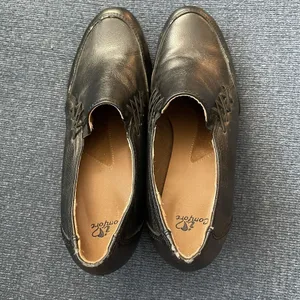 I Love Comfort Shoes Women’s Size 9 Slip On‎ Black Leather Non-Slip Work Office thumbnail 4