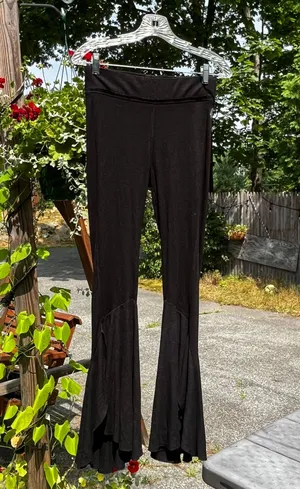 Free People Black Flare Pants thumbnail 1