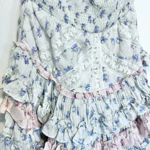Like New LoveShackFancy Quintell Halter Mini Dress thumbnail 11
