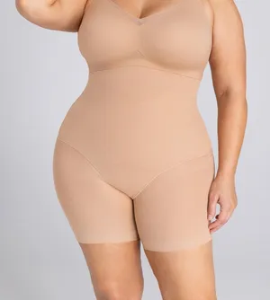 Honeylove‎ super power short Shapewear tan nude NWOT women's 2X special occasion thumbnail 1