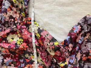 Amanda Uprichard Mini Dress‎ Floral Belted Sz Large thumbnail 7