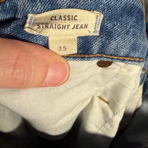Madewell Plus‎ Classic Straight Jeans Light Wash Size 35 thumbnail 4