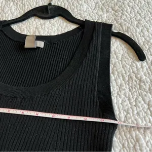 ✨ H&M Women’s Black Sweater Tank Top Small‎ thumbnail 7