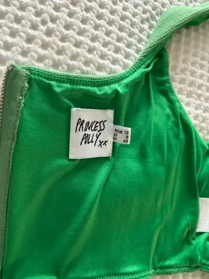 Princess Polly Green Crop Top thumbnail 3
