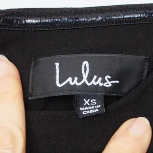 Lulus Womens Evening Maxi Dress XS Black Strapless Crisscross‎ Front Slit thumbnail 5