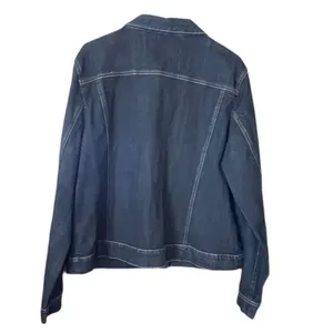 Villager size 18 dark wash denim jacket. thumbnail 2