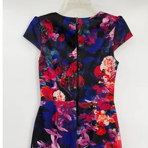 Betsey Johnson Floral Sheath Dress Sz 2 Dark Romantic Preppy Corpcore Garden thumbnail 8