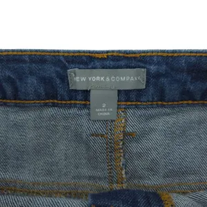 New York & Company Denim Skirt Women’s Size‎ 2 thumbnail 4