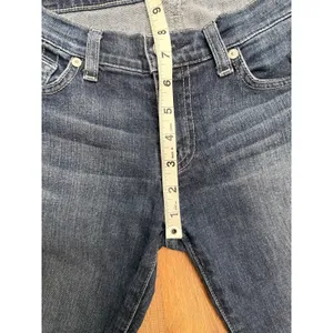 7‎ For All Mankind Roxanne Skinny Jeans Dark Wash Stretch Women's 26 thumbnail 8