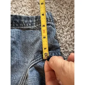 Faded Glory Vintage Jean Shorts Missy Size18 Blue Denim Cotton Grunge Y2K Rugged thumbnail 6