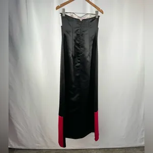 Vintage Jessica McClintock for Gunne‎ Sax Strapless Gown in Black Red Size 2 thumbnail 4