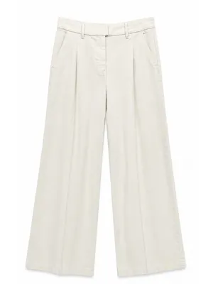 American Eagle Trouser Pants Womens 00 Khaki Wide Leg Pleated Dress Office Work thumbnail 2