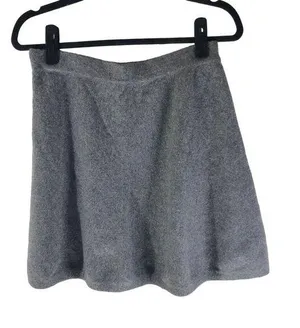 Tahari Womens Gray Wool Blend A-Line Skirt Size M thumbnail 1