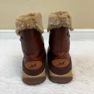 Chaco Women's Borealis Mid Waterproof Leather Boots Spice Brown Size 8 thumbnail 5