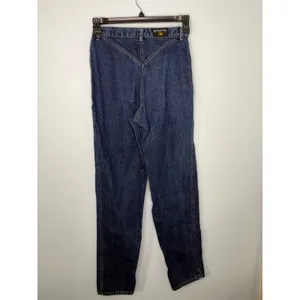 Rocky Mountain Jean Company Rockies High Waisted Western Size 30 11 VTG Pleated thumbnail 3