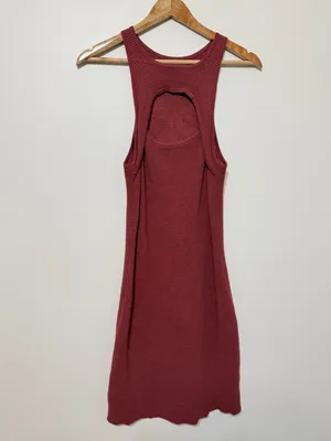 Abercrombie & Fitch Elevated Scuba Knit Ribbed Mini Bodycon Dress Size Medium thumbnail 3