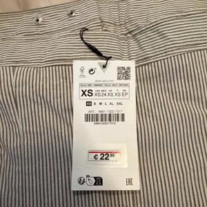 Zara striped tube top  thumbnail 3