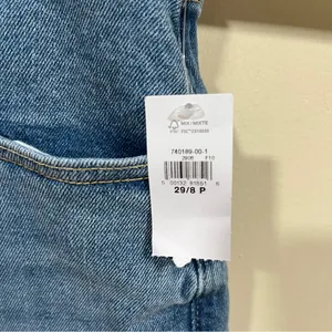 NWT GAP High Stride Wide-Leg Ankle Jeans size 8 petite denim high rise thumbnail 5