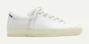 Rothy's The Lace Up Sneaker Chartreuse White Knit Size Women's 9 thumbnail 1