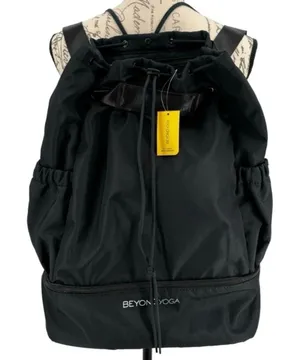 Beyond Yoga Solid Black Convertible Gym Bag thumbnail 1