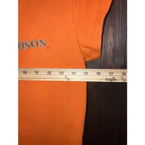 Harley Davidson Women's Large,‎ T-Shirt Top Orange Short Sleeve Cancun Mexico thumbnail 7