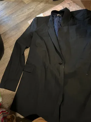 Reformation Classic Black Single-Button Women's Blazer Coat thumbnail 10