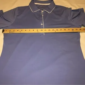 Peter Millar UPF50 Sun Protection Womens Carolinas Golf Shirt Size L Blue Purple thumbnail 6