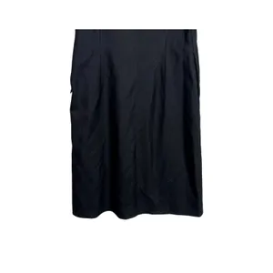 J. Crew Madeline Ruffle Collar Wool Short Sleeve Dress Pockets Side Zip 2 Black thumbnail 9