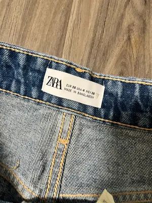 Zara High-Rise Denim Shorts thumbnail 3
